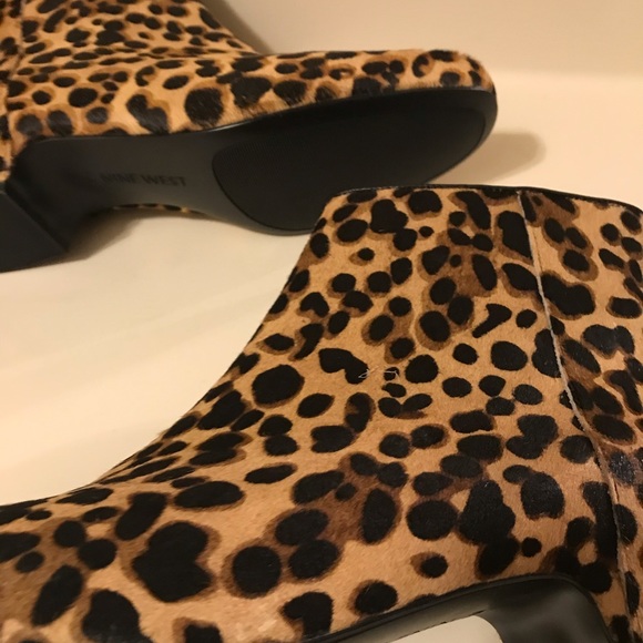 Nine West Leopard booties - Picture 4 of 7
